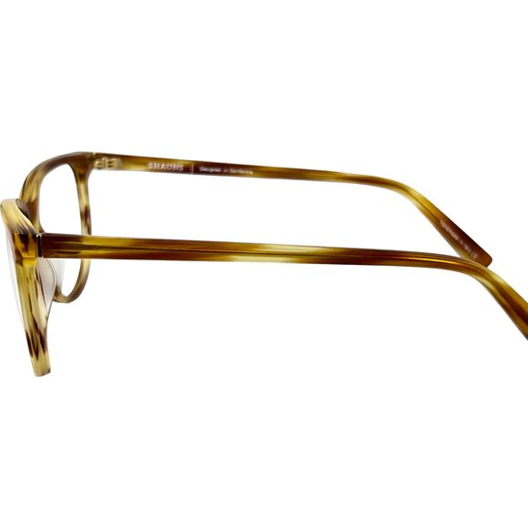 Shauns California Mey RX Womens Plastic Eyeglass Frame 05 Matte Honey Tortoise main image 3